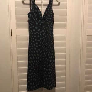 Nicole Miller silk halter dress